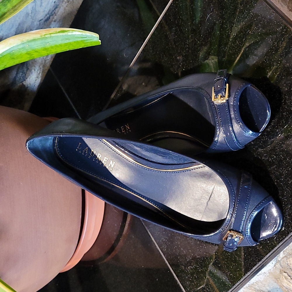 Lauren Ralph Lauren low pumps Midnight Blue 10